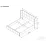 Set pat Ambianta Hamburg 1.8m Bej + saltea Saltconfort Lux 180x200