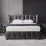 Set pat Ambianta Hamburg 1.8m Grafit + saltea Saltconfort Lux 180x200