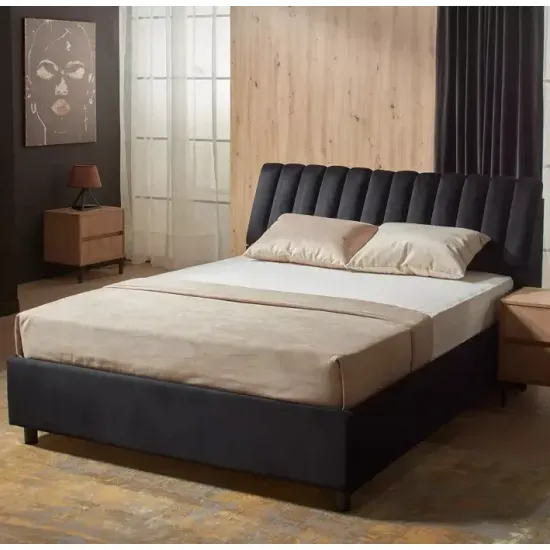 Pat Ambianta Bremen Black + Saltea Saltconfort Classic 140x200