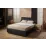 Комплект кровать Ambianta Bremen 1.4m Черный + матрас Saltconfort Classic 140x200