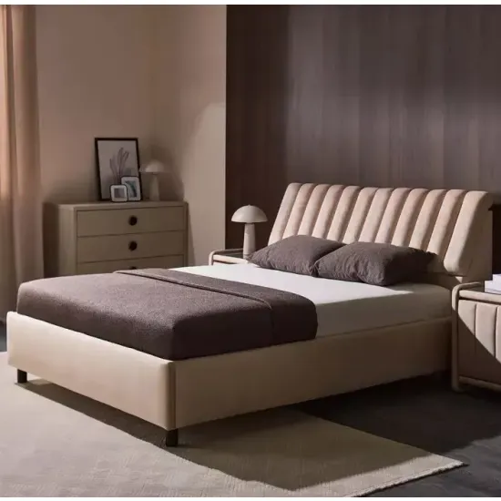 Pat Ambianta Bremen Bej + Saltea Saltconfort Classic 140x200