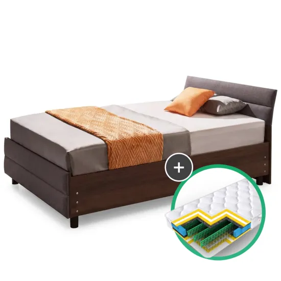 Set pat Ambianta Kosmo Star 1.2m Catania/Grey + saltea Saltconfort Classic 120x200