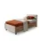 Set pat Ambianta Kosmo Star 0.9m Artisan/Beige + saltea Saltconfort Classic 90x200