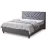 Комплект кровать Ambianta Dally 1.4m Графит + матрас Saltconfort Classic 140x200