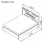 Set pat Ambianta Dally 1.8m Grafit + saltea Saltconfort Lux 180x200