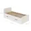 Pat MBS Lilu Alb (MBS-1303) + Saltea Saltconfort Classic 90x200