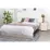 Set pat Fabrik Home Linia 1.6m Frasin alb + saltea Saltconfort Classic 160x200