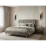 Set pat Sidi-M Stefania 4 London 4 Brown + saltea Saltconfort Classic 160x200