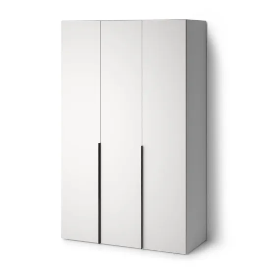 Шкаф Fabrik Home Hardy 3 двери, 135x55x220 см, Белый матовый