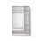 Шкаф Fabrik Home Hardy 3 двери, 135x55x220 см, Белый матовый