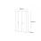 Шкаф Fabrik Home Hardy 3 двери, 135x55x220 см, Белый матовый