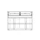 Comodă Yasen Leo 4D2S, 120x39,5x90 см, Casmir/Stejar Artizan