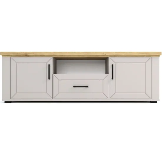 Comoda TV Yasen Malaga 2D1S, 160,5x42,5x51 см, Casmir/Stejar Artizan