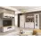 Dulap Yasen Malaga 2D1S, 88,5x52,5x205 см, Casmir/Stejar Artizan