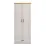 Dulap Yasen Malaga 2D1S, 88,5x52,5x205 см, Casmir/Stejar Artizan