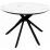 Masă pentru bucătărie Magnus Lunes, Ø110 cm extensibilă, Marmo