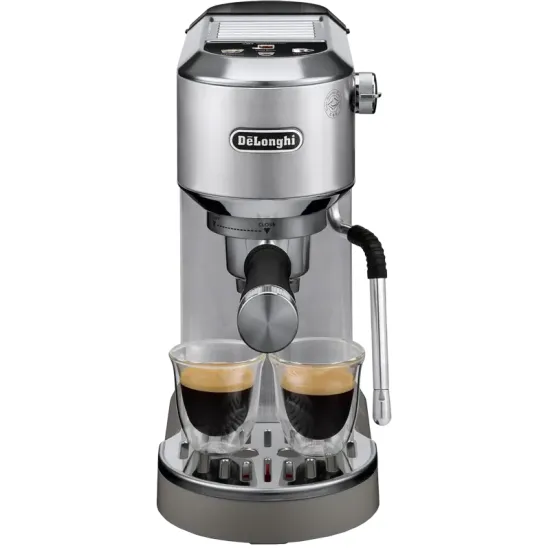 Кофеварка рожковая DeLonghi EC 890.M, 1450 Вт, Серый