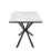 Masă de bucătărie Halmar Diesel, 160x90 cm extensibilă, Marmura alb / negru