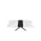 Masă de bucătărie Halmar Diesel, 160x90 cm extensibilă, Marmura alb / negru