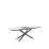 Masă de bucătărie Halmar Diesel, 160x90 cm extensibilă, Marmura alb / negru
