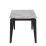 Masă pentru bucătărie Halmar Felix, 124x81 cm extensibilă, marmura gri/negru