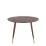 Masă pentru bucătărie Halmar Domenico, Ø110 cm, Nuc