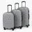 Комплект чемоданов Urban Prism Set 3-in-1, Silver