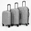 Комплект чемоданов Urban Prism Set 3-in-1, Silver
