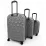 Комплект чемоданов Urban Prism Set 3-in-1, Silver