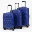 Set de valize Urban Prism Set 3-in-1, Blue