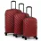 Комплект чемоданов Urban Matrix Set 3-in-1, Red