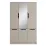 Dulap MBS 6D Lilu cu oglindă, 120x40x210 cm, Casmir (MBS-9006)