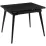 Masă pentru bucătărie Avanti Reef, 90x70 cm extensibilă, Anthracite matt