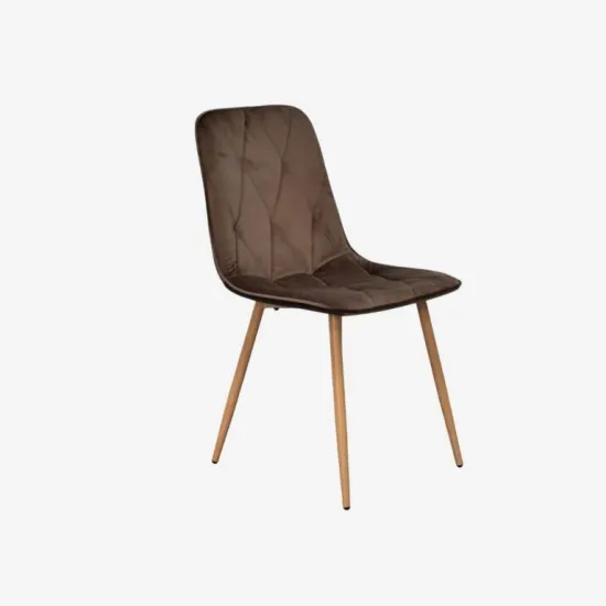 Стул Eva YTC-080Wo, BLUVEL-38 Brown