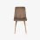 Стул Eva YTC-080Wo, BLUVEL-40 Brown