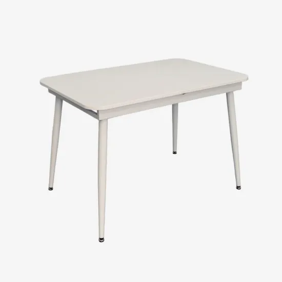 Masă pentru bucătărie Eva DT-531R Wh, Alb