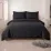 Lenjerie de pat Relaxe Home Soft Dreams Phantom Black (2 persoane EURO/Bumbac)