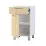 Modul inferior Fabrik Home ШКН 500 1дв+1ящ, front cu mâner profilat, Pal