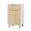 Modul inferior Fabrik Home ШКН 500 1дв+1ящ, front cu mâner profilat, Pal
