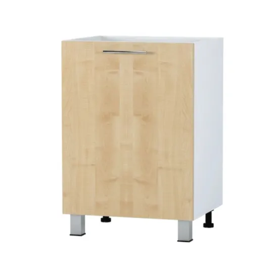 Нижний кухонный шкаф Fabrik Home ШКН 600 мойка с 1 фасадом, фасад с профильной ручкой, ДСП