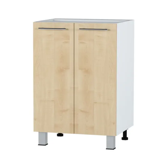 Modul inferior Fabrik Home ШКН 600 мойка с 2 фасадами, front cu mâner profilat, Pal