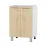 Modul inferior Fabrik Home ШКН 600 мойка с 2 фасадами, front cu mâner profilat, Pal
