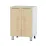 Нижний кухонный шкаф Fabrik Home ШКН 600 с 2 фасадами, фасад с профильной ручкой, ДСП