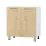 Modul inferior Fabrik Home ШКН 800 мойка, front cu mâner profilat, Pal