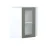 Modul superior Fabrik Home ШКВ 600 угол рама, front cu mâner profilat, MDF