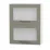 Modul superior Fabrik Home ШКВ 800 горизонт 2 рама, front cu mâner profilat, MDF