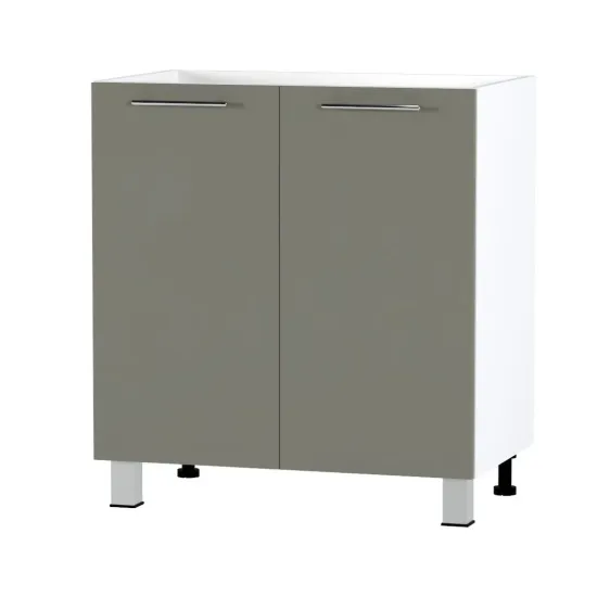Нижний кухонный шкаф Fabrik Home ШКН 1000 Мойка, фасад с профильной ручкой, МДФ