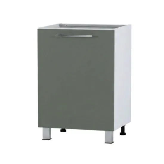 Нижний кухонный шкаф Fabrik Home ШКН 600 мойка с 1 фасадом, фасад с профильной ручкой, МДФ