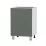 Нижний кухонный шкаф Fabrik Home ШКН 600 мойка с 1 фасадом, фасад с профильной ручкой, МДФ