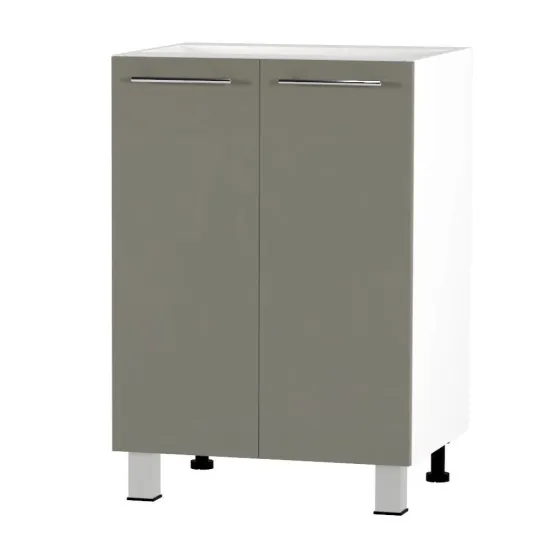 Modul inferior Fabrik Home ШКН 600 мойка с 2 фасадами, front cu mâner profilat, MDF